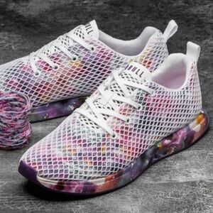 NOBULL White Multicolor Bouquet Mesh Running Shoes